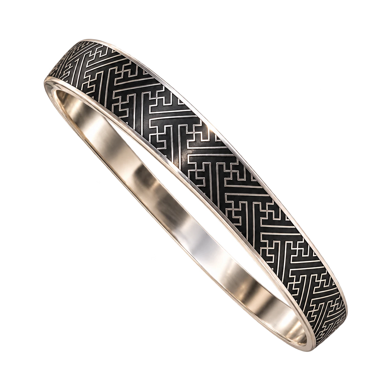 silver-geometry-bangle